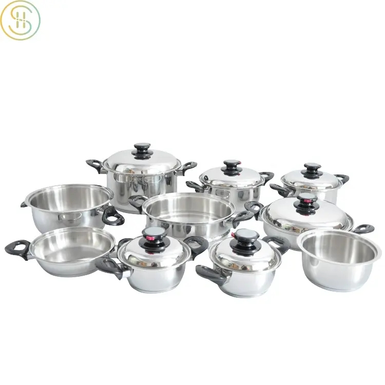16pcs Wide Rolled Edge Cookware Set--SC 580