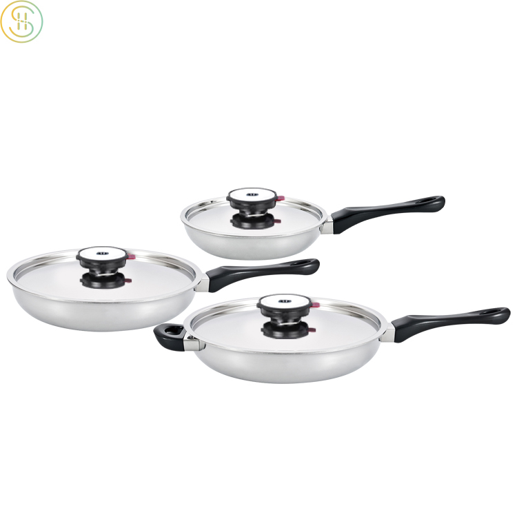 3ply 6pcs Stainless Steel Cookware Set-SC 177