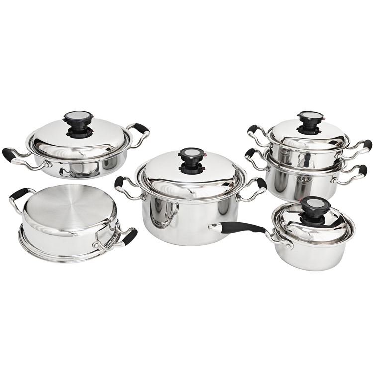 10Pcs Stainless Steel Cookware Set--SC 650