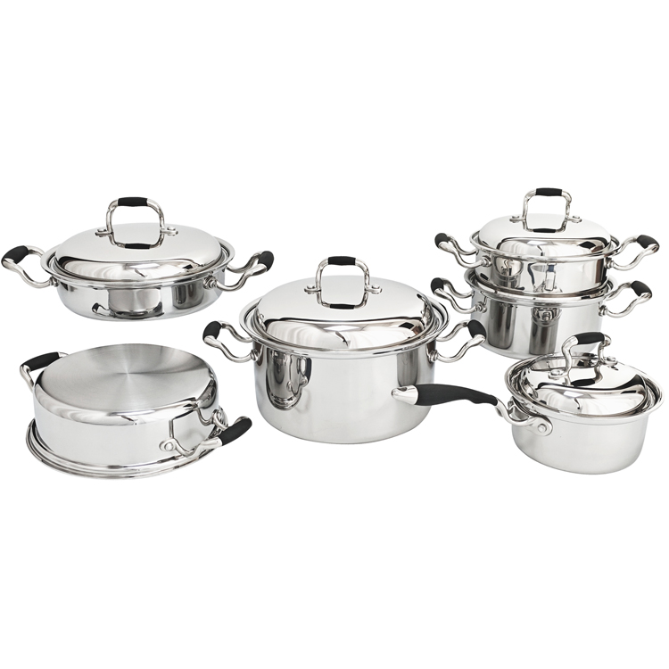 10Pcs 5Ply Stainless Steel Cookware Set--SC 652