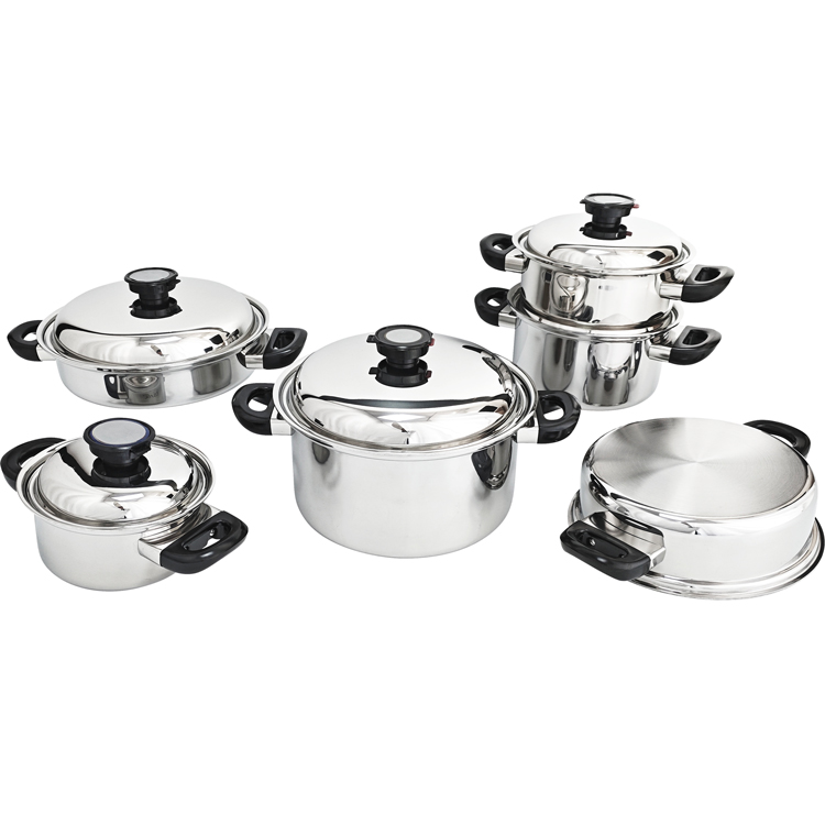 10Pcs 5Ply Stainless Steel Cookware Set--SC 653