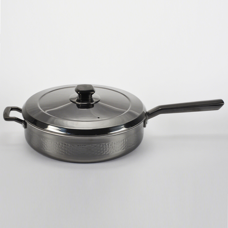 5 Ply Hammered stainless steel Frypan--SC 944