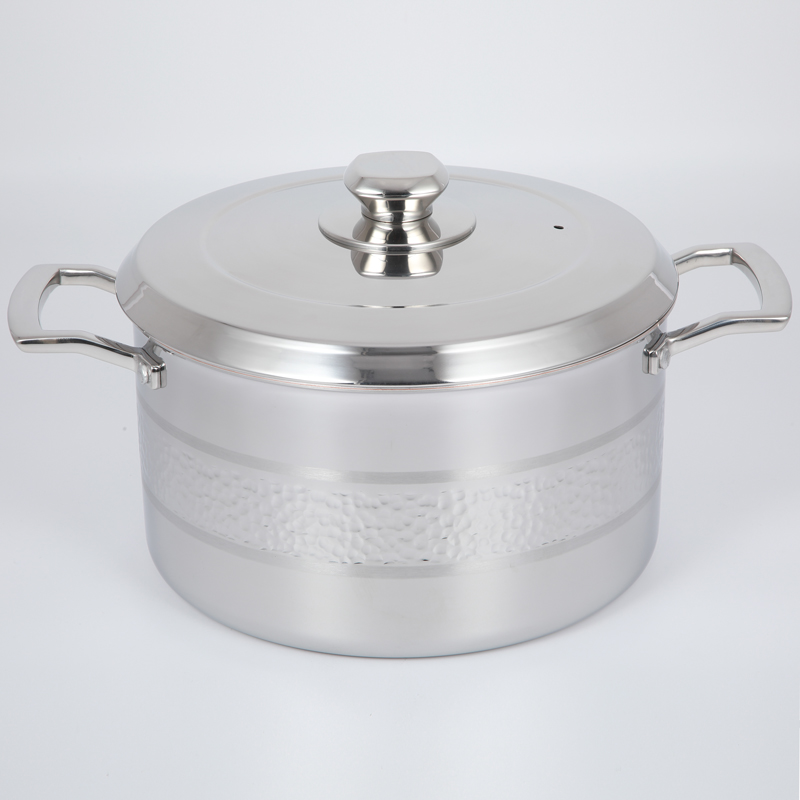 5 Ply Hammered Copper core Stockpot--SC 946