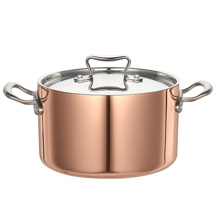 3Ply Copper Soup Pot --SC 865