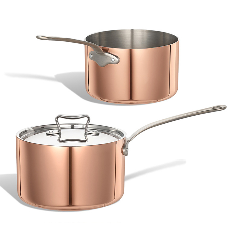 3Ply Copper Clad Milk Pot--SC 868